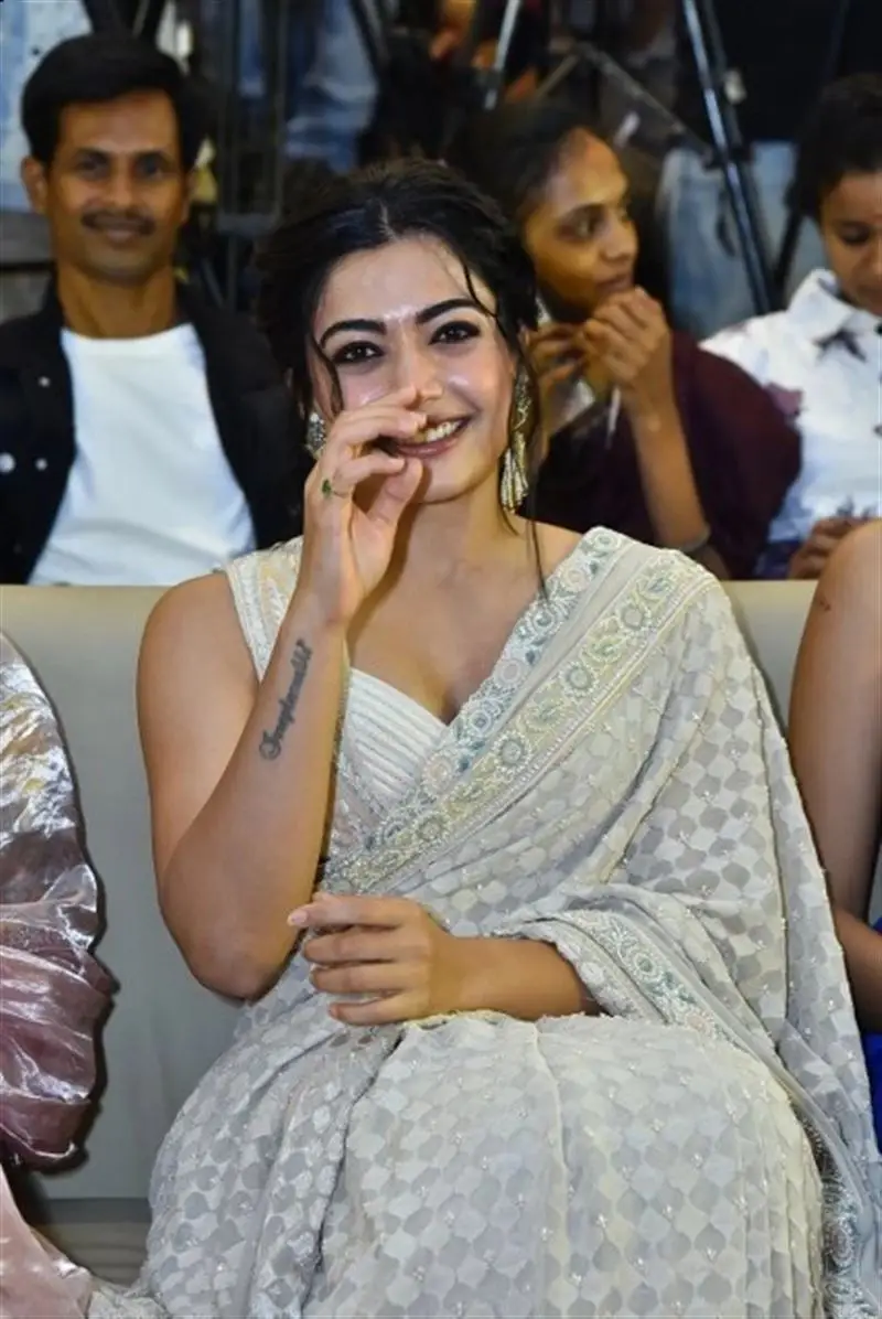 TELUGU ACTRESS RASHMIKA MANDANNA AT GAM GAM GANESHA MOVIE LAUNCH EVENT 7